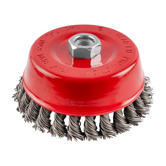 Wire Cup Brush Twisted 125mmxm14 With 0.80mm Wire Bulk